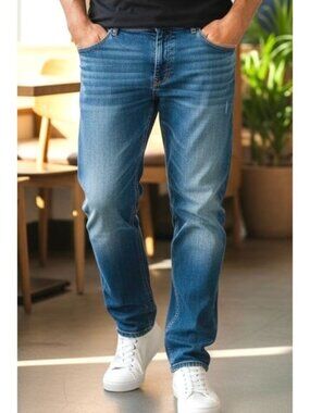 Wassio Men's Jeans Skinny Boyfriend Distressed Size 18